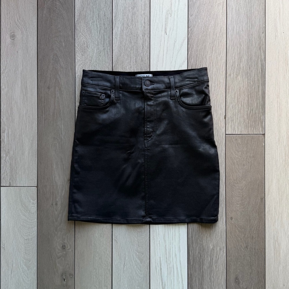 AGOLDE Lydia High-Rise Mini Skirt